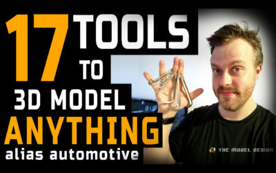 17 Tools You Will Ever Need to Successfully 3D Model Anything (Alias Automotive)